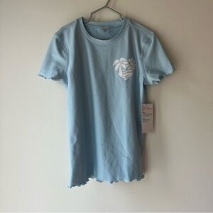 Old Navy Girls Blue Rash Guard Swim Shirt L (10–12) | UPF 40 Sun Protection